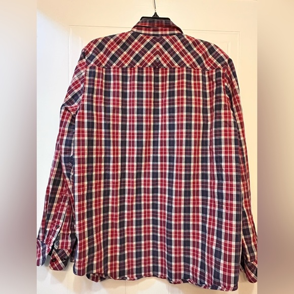 Timberland Men’s Plaid 2 Pocket Long Sleevee Oxford Shirt Regular Fit Size Large - Picture 8 of 8